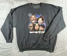 Custom Sweatshirt Men's 2XL Long Sleeve Martin Lawrence TV Show 90s