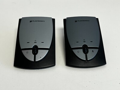 Shelf 17:  Lot of 2 Plantronics S12 Headset Base ONLY
