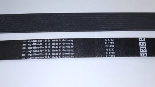 Poly-V belt L=1752x3.6x21 mm DRYER BELT GIRBAU PJ 1752 9 RIBS