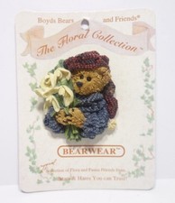 Vintage Boyds Bears BearWear Snowy First Sign Of Spring Pin 26124 Original Card