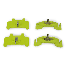 Deemaxx Boat Trailer Disc Brake Pads Ceramic Yellow Painted For 3-6k Calipers