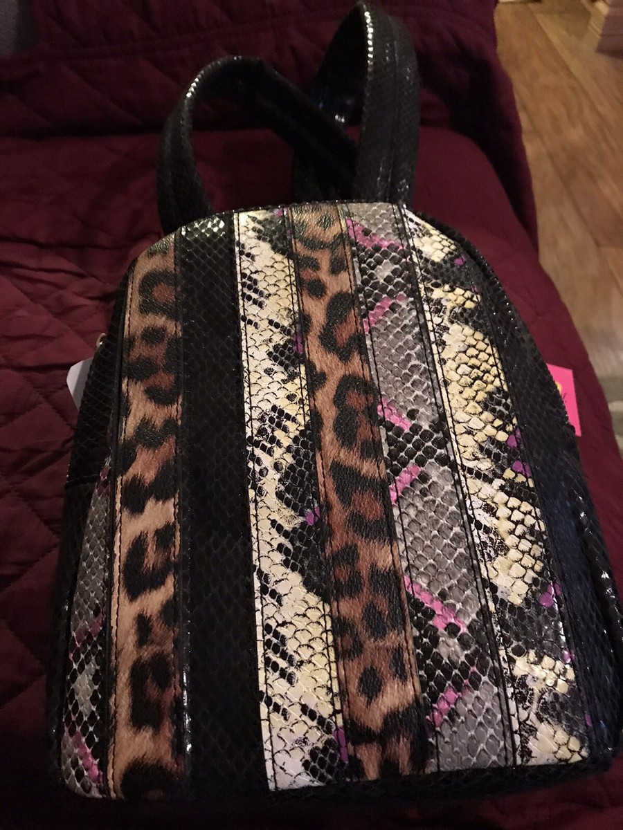 Betsey Johnson “Snake My Day” Mini Backpack So Patchy  display picture 2