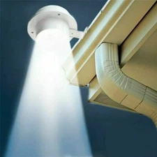 3-LED Solar Powered Gutter Light Outdoor/Garden/Yard/Wall/Fence/Pathway Lamp