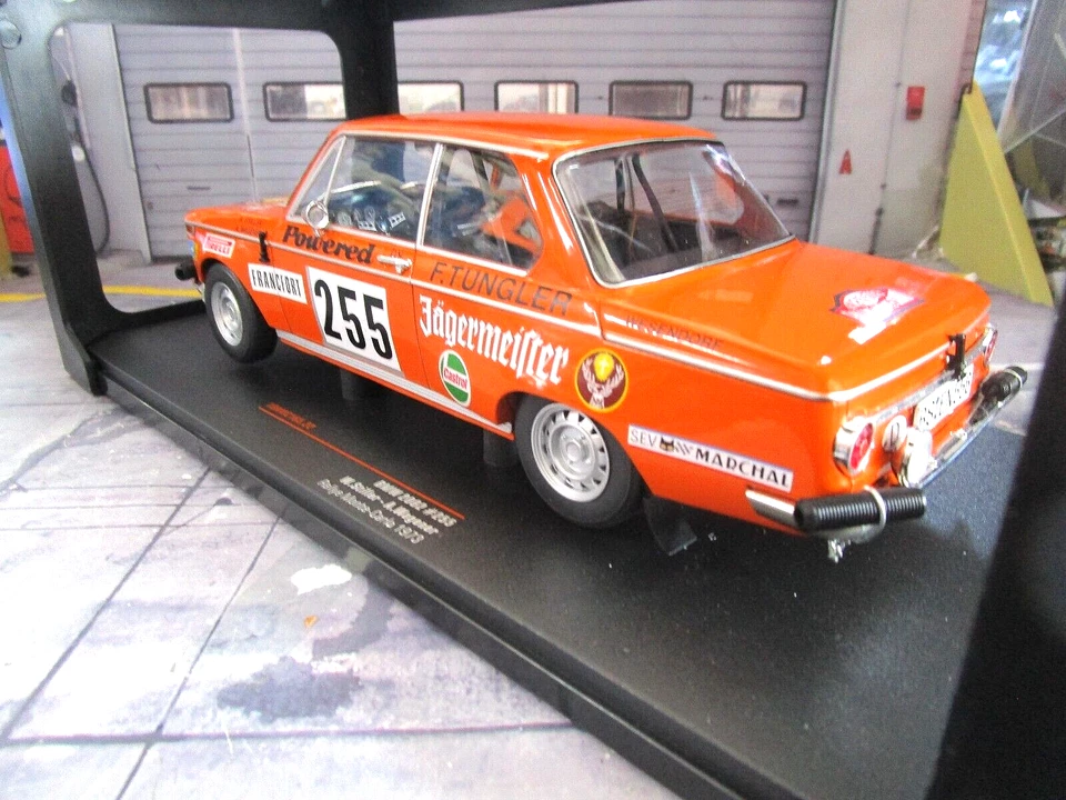 BMW 2002 tii Rallye Monte Carlo 1973 #255 Stiller Jägermeister IXO NEU 1:18 - Bild 3 von 4