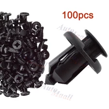100pc Front Bumper Fender Moulding Grille Clips Fastener for Honda 91503-SZ3-003