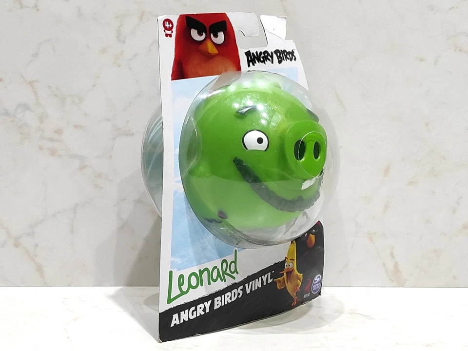 Nuevo Vinilo Angry Birds: LEONARD Spin Master ROVIO Juguete de Juego Infantil Bola Suave Raro Foto 2 de 4