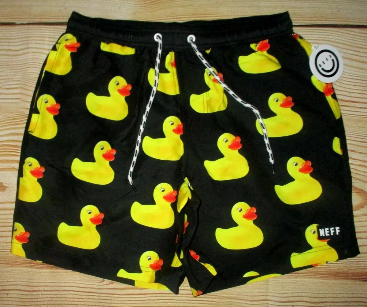 Neff rubber cheap duck shorts