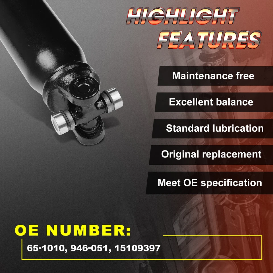 For 2003-2006 Chevrolet Suburban 1500 GMC Yukon XL 1500 rear drive shaft 1510939 - Image 3 of 4