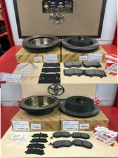 2010-2022 LEXUS GX460 OEM FRONT & REAR BRAKE KIT ROTORS TCMC PAD KIT & SHIMS