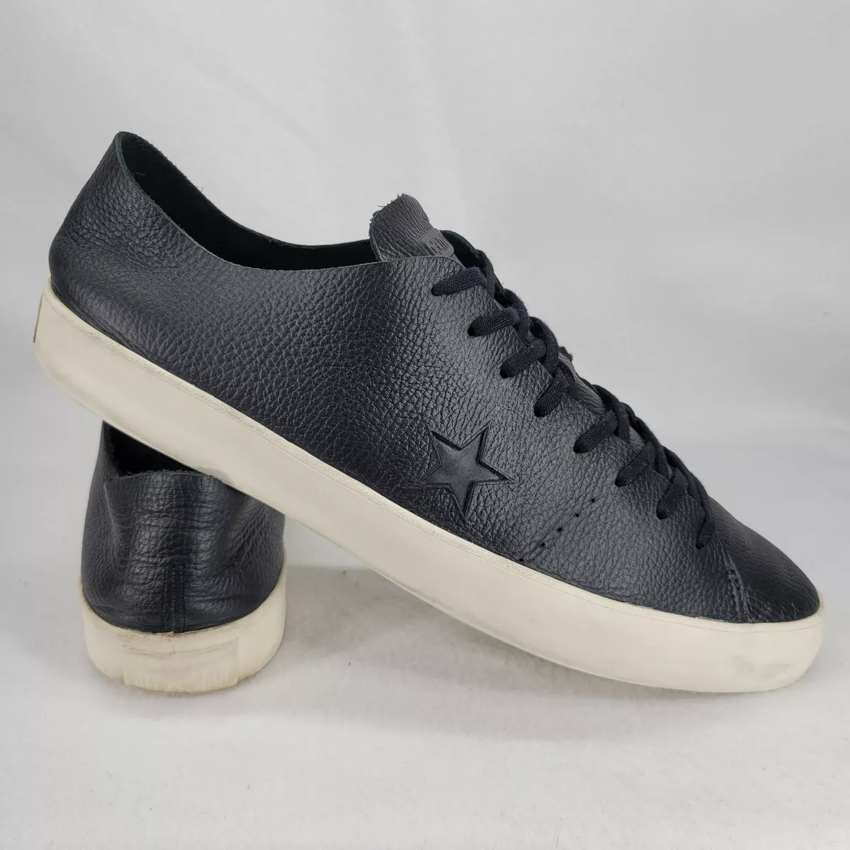 Converse black one clearance star