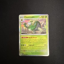 Pokémon TCG Chesnaught Chaos Rising 7/86 Reverse Holo