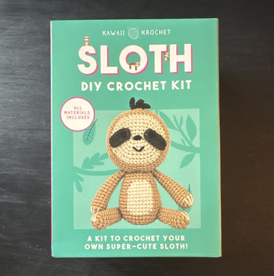Kawaii Crochet Sloth DIY Crochet Kit, MPN GR830025