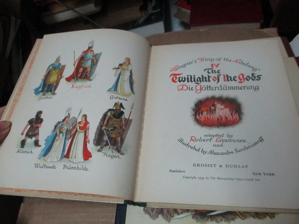 The Four Books of Wagner's Ring, 1939, 4 hardbacks VG+, unmarked - Image 3 of 3