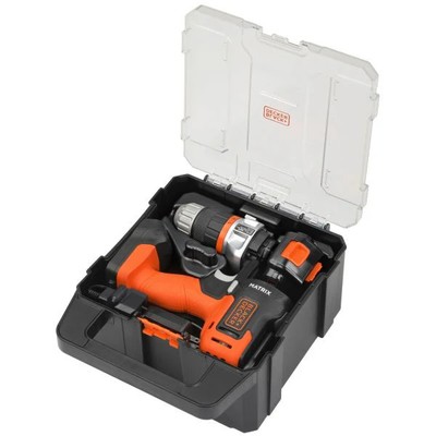 BLACK+DECKER MATRIX  20V MAX* Drill Kit with Storage Case - BDCDMT120CSTFF