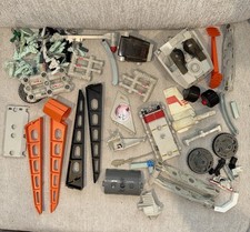 Vintage 1977 Milton Bradley ROBOTIX Motorized Robot Parts Lot Base Cockpit