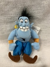Vintage The Disney Store Aladdin Genie Bean Bag Plush New With Tag