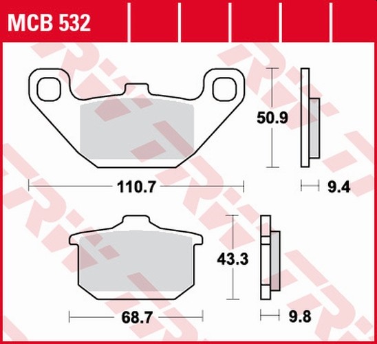Plaquettes de frein Kawasaki VN 1500 pour un freinage puissant et durable sur route