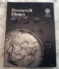 1946-1964 Roosevelt Dimes 48 Silver Complete Set Whitman Album #1 - Toning