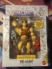 HE-MAN Masters of the Universe Origins Action Figure Sketchbook Unpunched 100