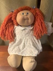 Vintage 1982 Cabbage Patch Kids Doll Red Hair Blue Eyes