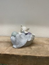 Statuina porcellana Nao By Lladro gattino da sogno gatto fatta a mano 2001