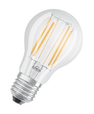 OSRAM LED BASE Classic A75, klare Filament LED-Lampen aus Glas für E27 Sockel,