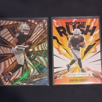 Ashton Jeanty Panini Rookie Rush, Revolution RCs Raiders Lot