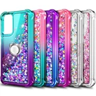 For Samsung Galaxy A17 5G Case Liquid Glitter Protector Cover + Lanyard