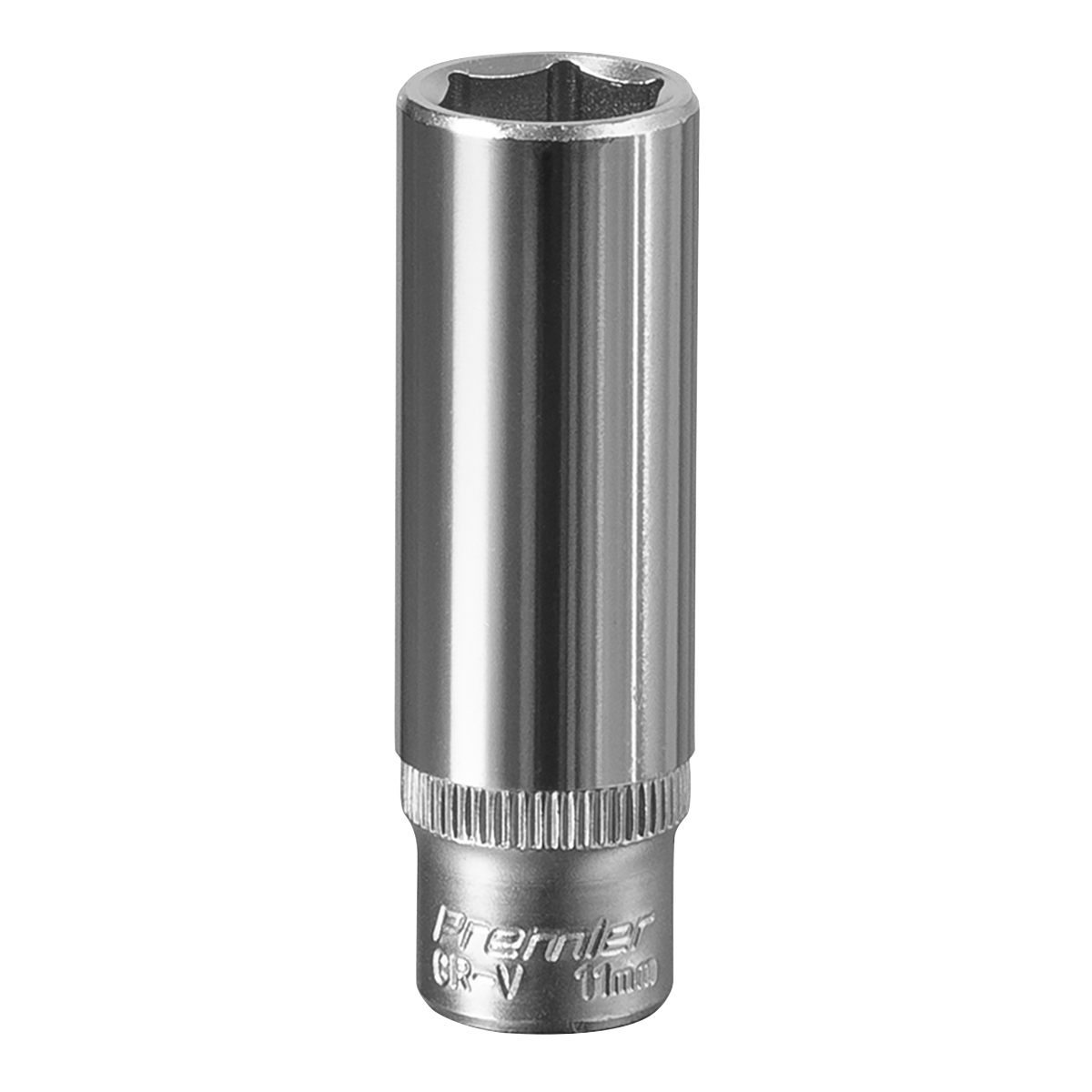 B&Q - Walldrive Socket 11mm Deep 1/4" Square Drive Chrome Vanadium Steel S1411D - Image 4