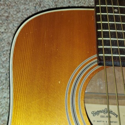 Vintage Sigma Guitars Model DM-3 Serial Number SK 96333 Acoustic