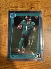 Travis Etienne Jr Rated Rookie Press Proof Jaguars Donruss /100