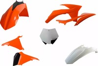 Kunststoff Verkleidung Kit Orange Polisport Ktm Sx 125-150-250/Xc 150-250-300...
