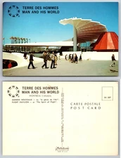 Terre Des Hommes Montreal Canada Flight Pavilion Postcard