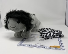 Emo Axolotl With Checkered Hoodie Build A Bear Brand NEW WITH TAGS! FAST SHIP!