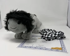 Emo Axolotl With Checkered Hoodie Build A Bear Brand NEW WITH TAGS! FAST SHIP!