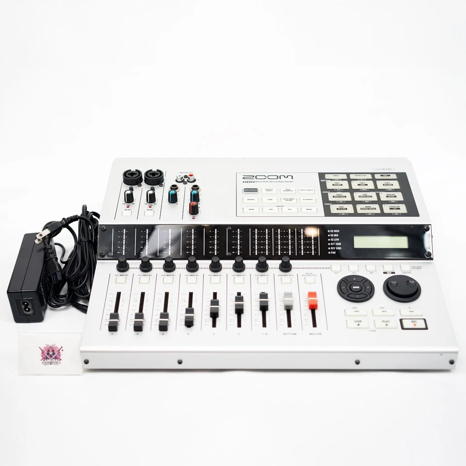 ZOOM HD8 Digital Multi Track Recorder MTR Studio w/ Case Manual Tested Japan - Image 2 of 4