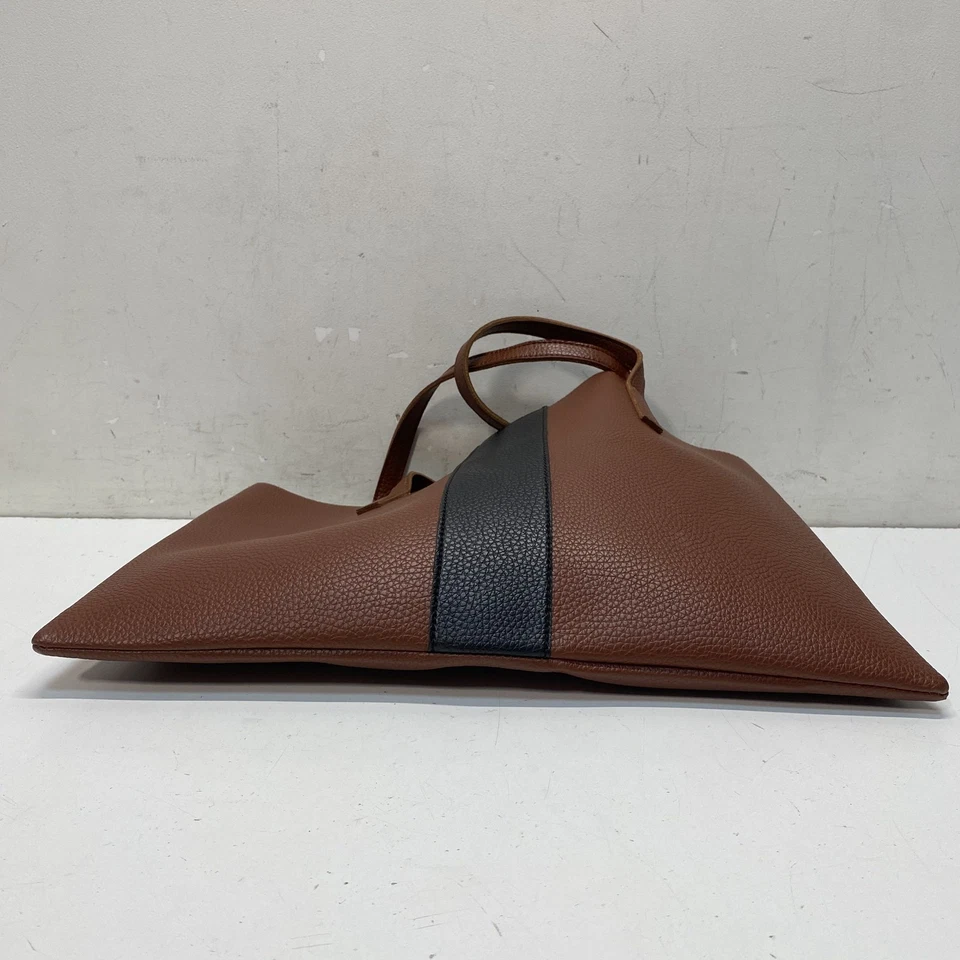 Bolso de Mano Vince Camuto Marrón a Rayas Foto 3 de 4