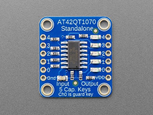 Adafruit 5-Pad Capacitive Touch Sensor Breakout - AT42QT1070 - Picture 5 of 5