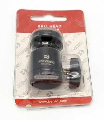 Benro MeVIDEO Livestream Mini Ball Head BRAND NEW Canon Sony Nikon Etc!