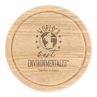 World's Best Environmentalist Rund Zerkleinern KäSebrett Worlds Best Lustig