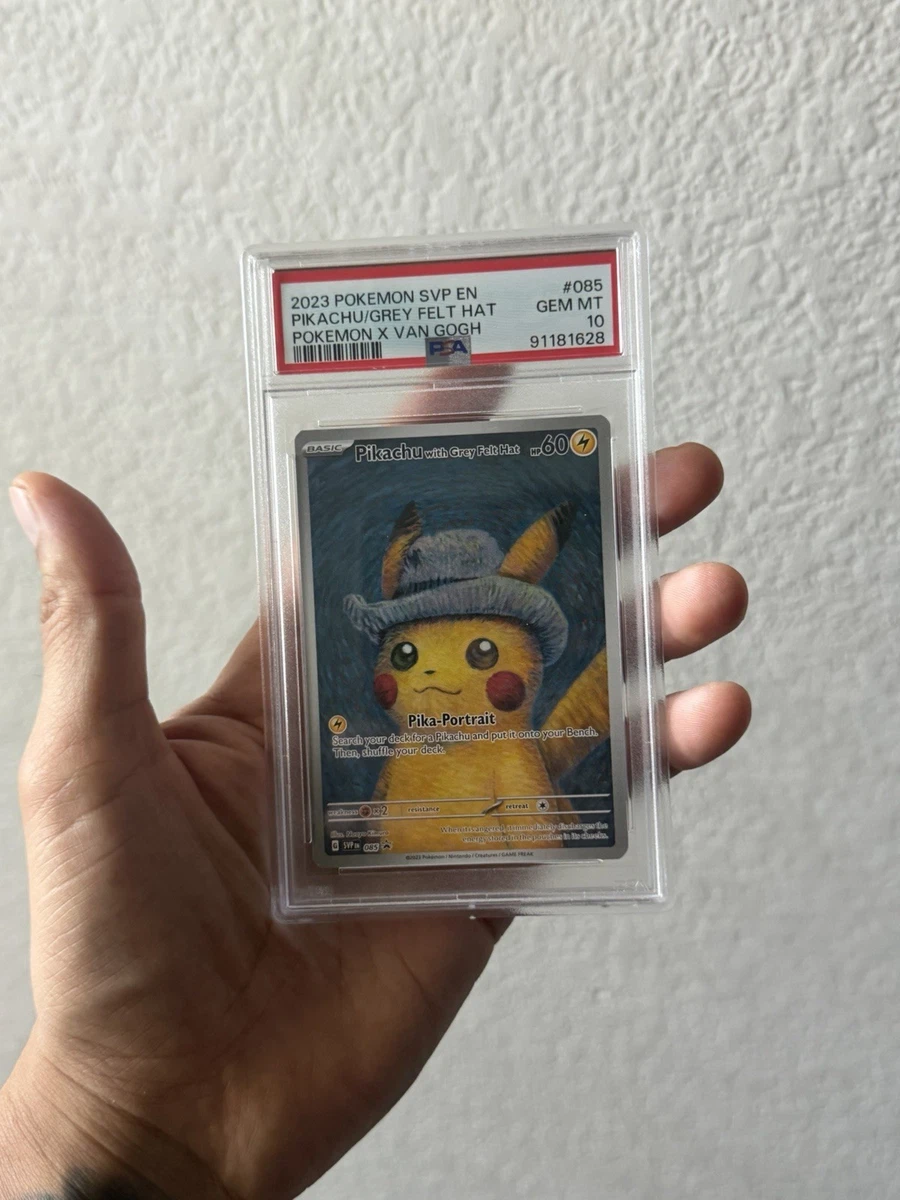 Pikachu/grey Felt Hat