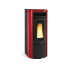 EXTRAFLAME COSTANZA IDRO 5.0 BORDEAUX TERMOSTUFA PELLET ERMETICA 16KW 1291101