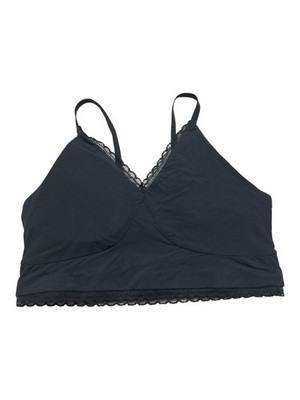 nike indy luxe sports bra size large black padded cv3654-010