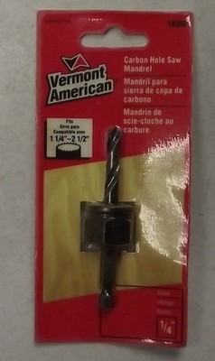 Vermont American 18303 Carbon Hole Saw Mandrel 1/4'' Quick Change Shank