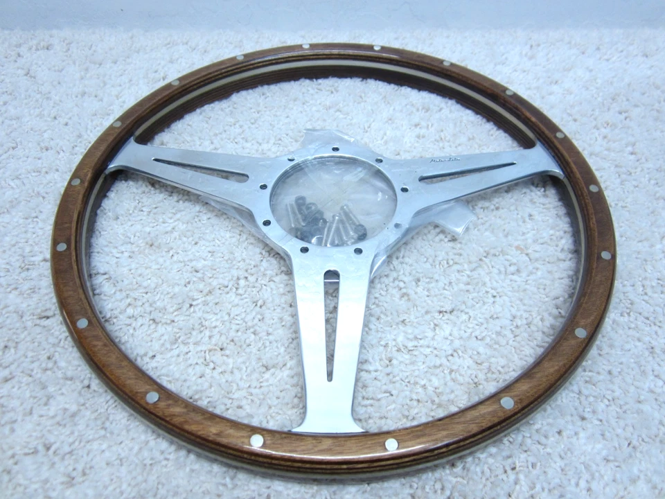 Sunbeam Tiger LHD 1964-1967 dirección de grano de madera nueva con botón de bocina Morgan #etc Foto 2 de 4