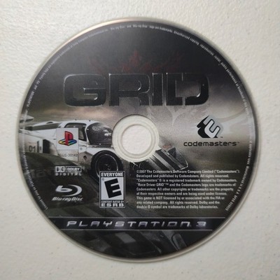 GRID PlayStation 3 Video Game Racing Multiplayer Codemasters