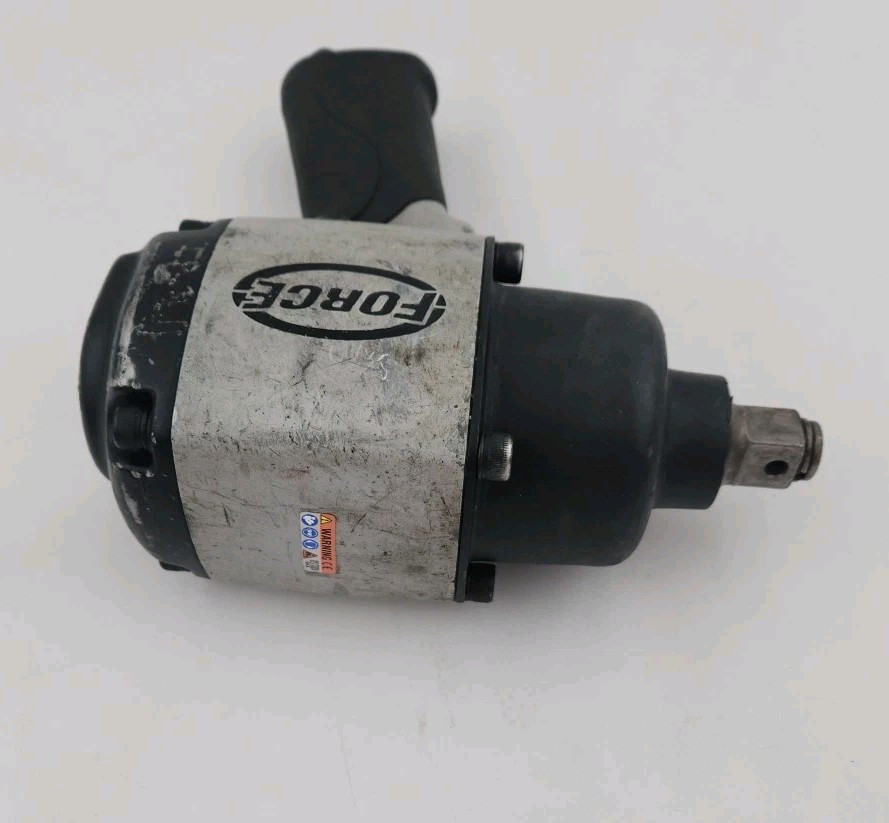 Force Pistol Grip Air Impact Wrench 3/4" Drive Sioux 1100 ft/lb Torque 5000 RPM