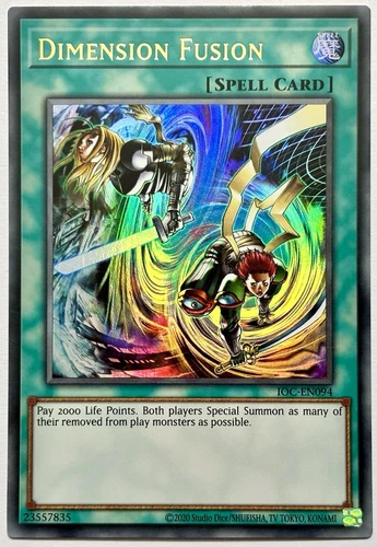 IOC-EN094 Dimension Fusion - Ultra Rare 1st Edition Near Mint 25th Anniversary