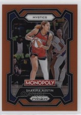 2024 Panini Prizm Monopoly WNBA Orange Prizm 121/124 Shakira Austin #3 16wc