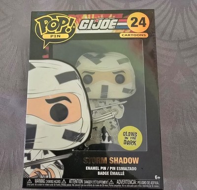 Funko Pop! Cartoons Pin: GI Joe - Storm Shadow (Glows in the Dark) #24 -
